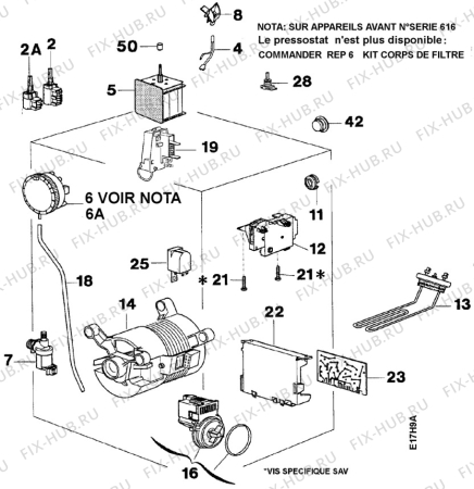 Взрыв-схема стиральной машины Arthurmartinelux AW869T - Схема узла Electrical equipment